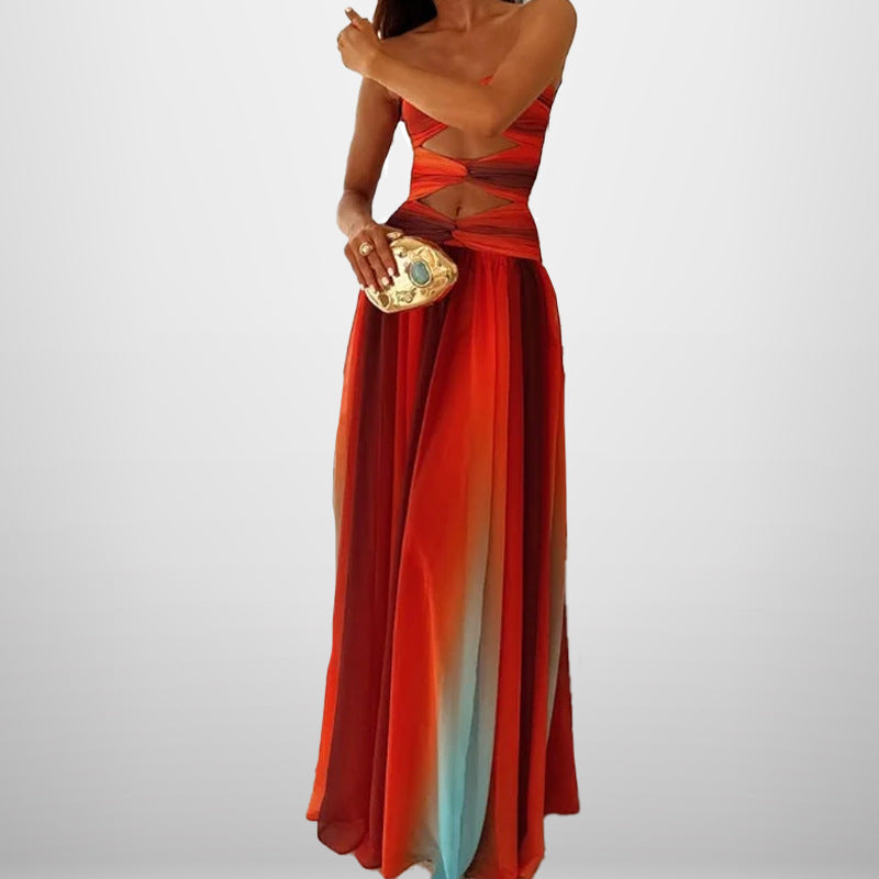 Womens Gradient Summer Dress