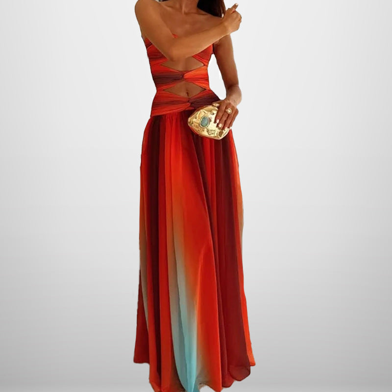 Womens Gradient Summer Dress
